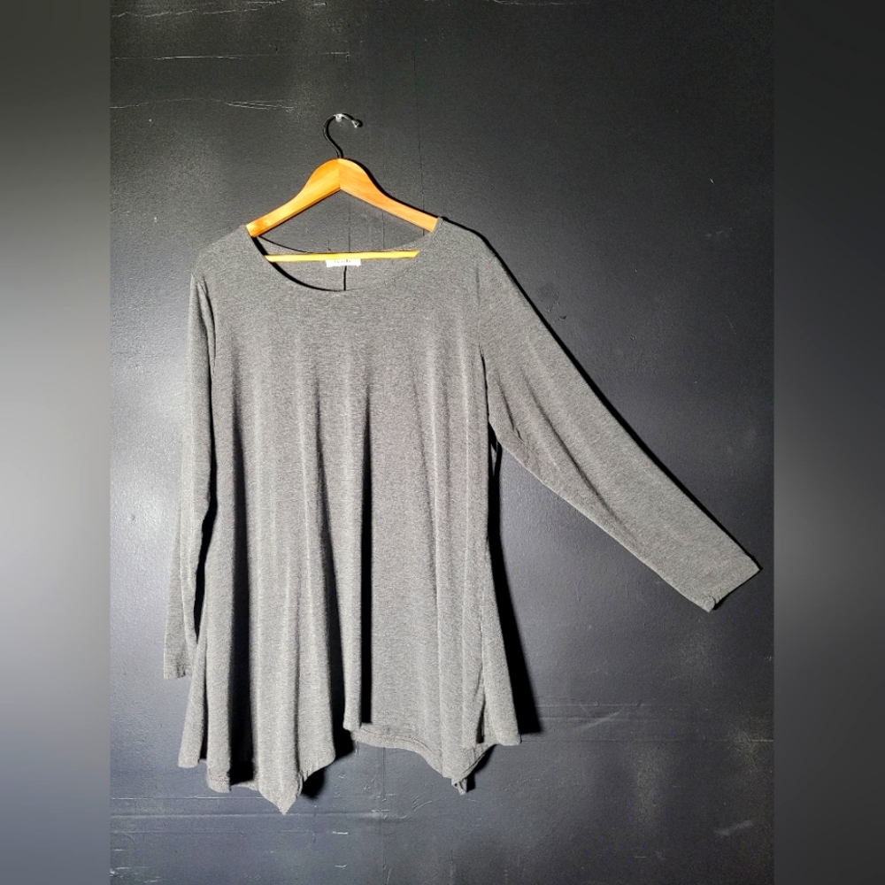 Long Sleve Grey Dress